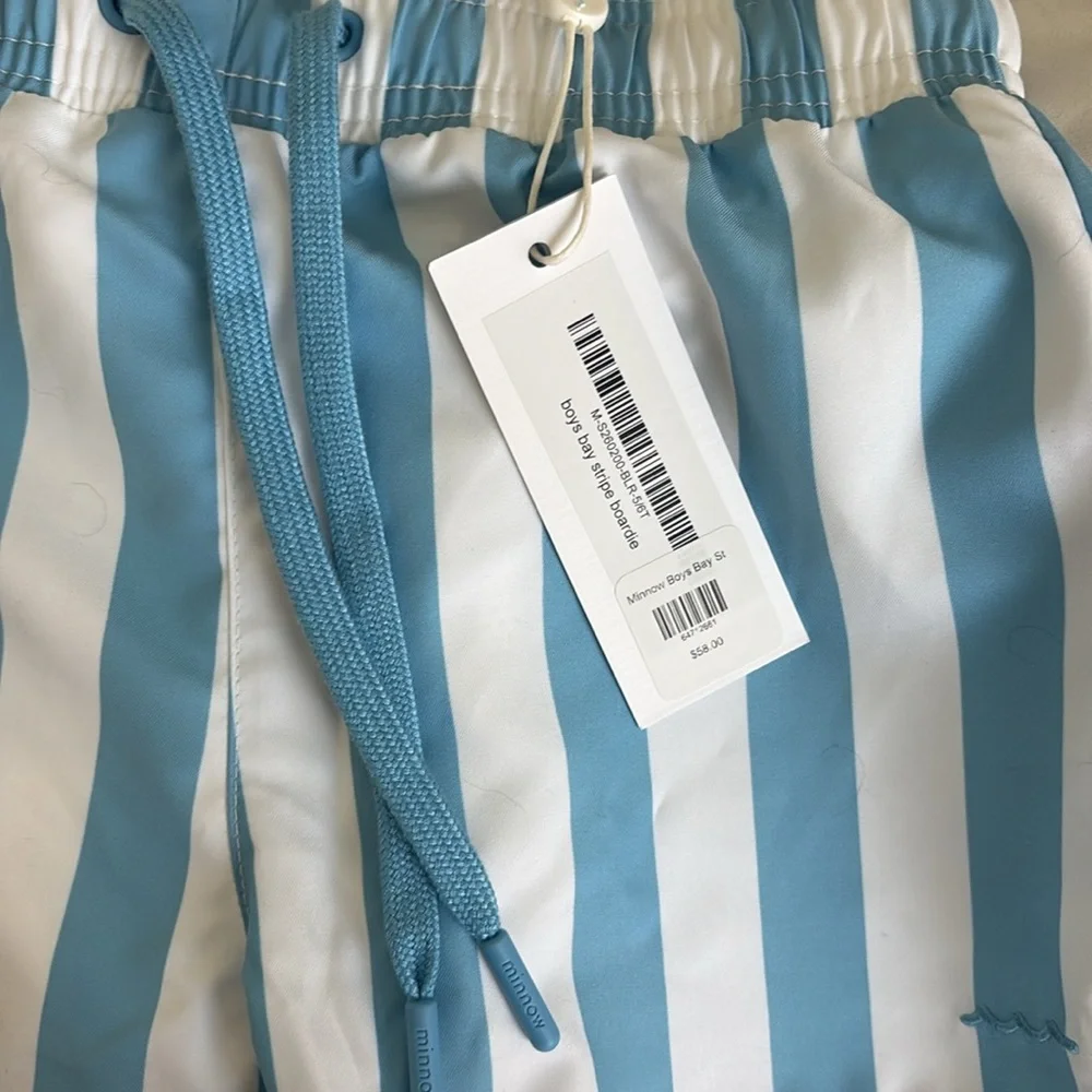Minnow boys bay stripe boardie